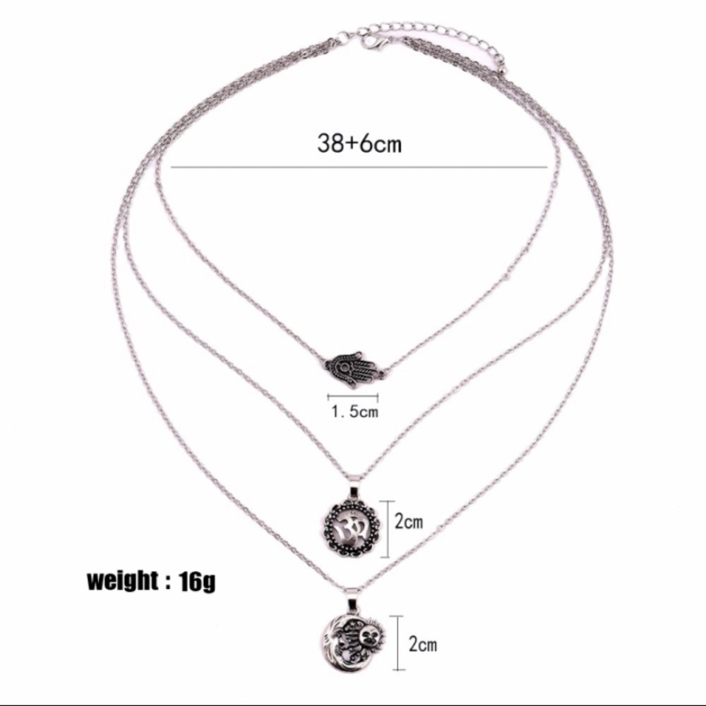 3/$30 Bohemian Layered Multilayered Necklace - Picture 5 of 5